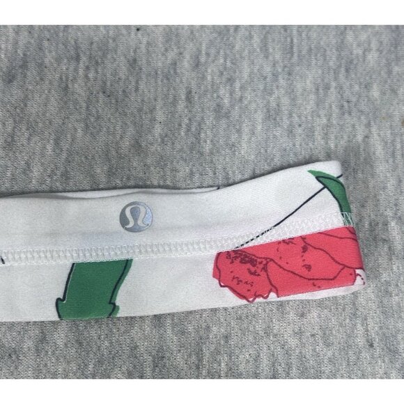 Lululemon Women's Athletics Elastic Headband 2 in Wide White - Picture 3 of 7